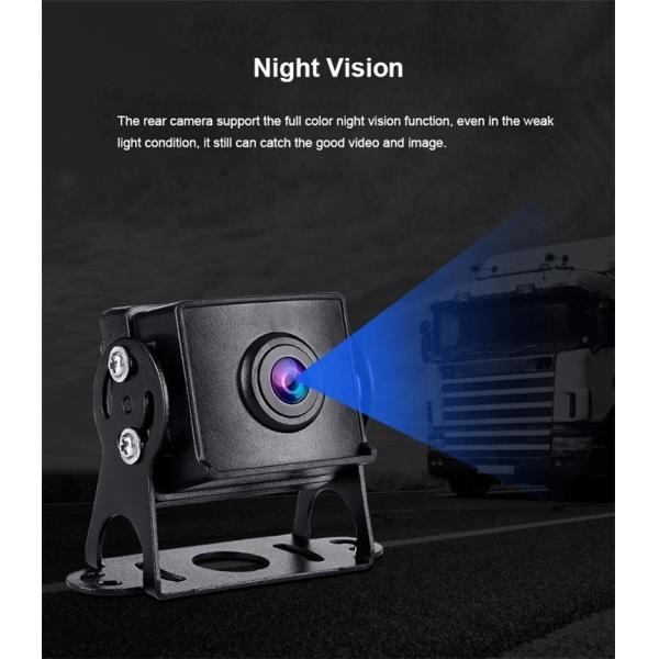 AHD 720P Vehicle Truck 9.66 Inch Screen Dash Cam Recorder DVR 4CH