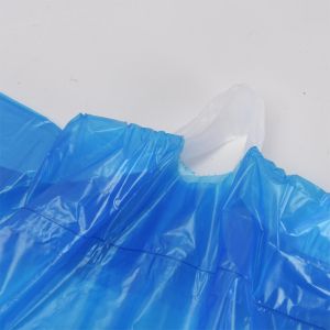 Beige HDPE Plastic Trash Waste Can Bin Liner Garbage Bag for Custom Size and