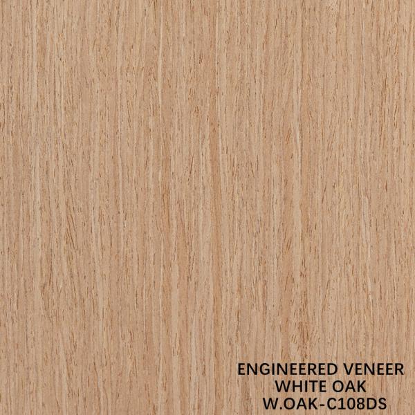 Buy Fancy Recomposed Wood Veneer Sheets White Oak 108DS Lengthened 2500-3100mm For Decoration at wholesale prices