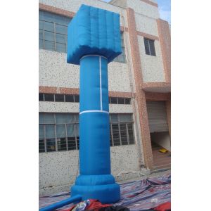 China Red / Blue Outdoor Celebration PVC Inflatable Advertising Column for Event on sale