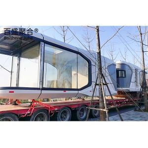 Camping Guesthouse Steel Structure Space Capsule For Hotel