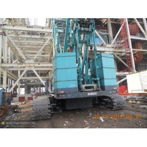 250T used KOBELCO crawler crane cxe2500. 2003