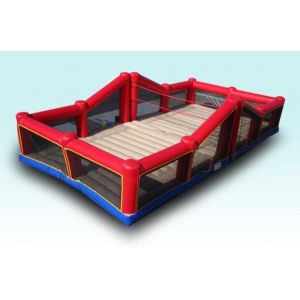 China Exciting Indoor Inflatable Sports Games Bouncy Volleyball Court With CE on sale