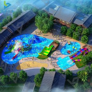 Customizable Water Amusement Park Equipment Environmental Friendly