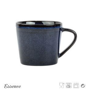 Europe Style Custom Stoneware Mugs Ceramic Reactive Glaze With Customized Logo