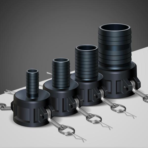 1Inch 1.5 2 Inch Plastic Hose Coupling Custom 1000L IBC Tank Valve Adapter for Garden Hose