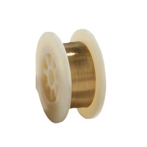 99.95% Purity Gold Plated Tungsten Wire Corrosion Resistance Smooth Shiny