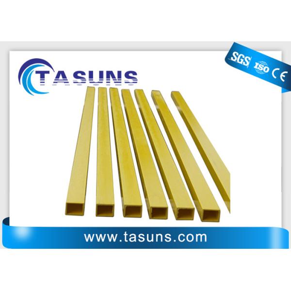 Buy UV Resistance Fiberglass Rectangular Tube For Fiberglass Cross Arms at wholesale prices