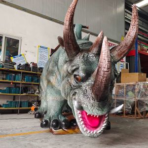 Rhino Animatronic Scooter Electric Ride On For Amusement Parks 100kg Load