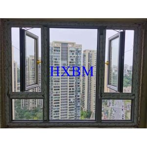 EPDM Aluminium Casement Windows Double Glazed 12A Glass Damp Proof