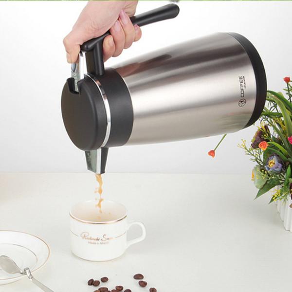 1.5L vacuum thermos flask double well stainless steel insulated water bottle coffee tea pot