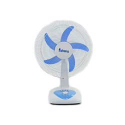 12v 16 Inch Rechargeable Table Fan Solar AC / DC With Timer And Adapter