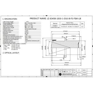 6±5% mm Focal Length Optical System with 70% RI