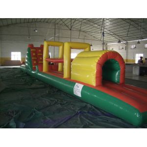 Giant Green Dragon Obstacle Course, Inflatable Water Challenge sports