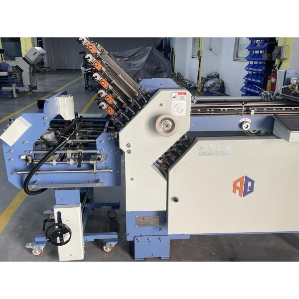 380V Cross Folding Machine , Auto Paper Folder With Touch Screen Control