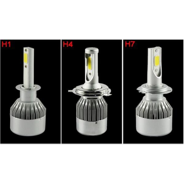12V 36W 3800lm H3 / H4 / Car Led Replacement Headlight Bulbs Kit 6000K