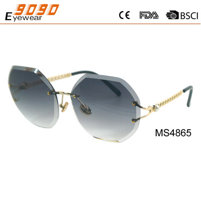 Buy New arrival and hot sale of blue mirrored metal sunglasses, UV 400 Protection Lens at wholesale prices