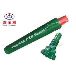 API 2 3/8" Reg Connection Thread High Air Pressure DTH Hammers with Bit Shank