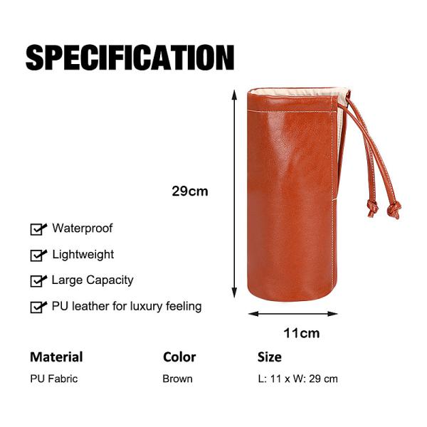 Women'S Luxury Custom Cosmetic Bag Makeup Small Lightweight 11X29CM