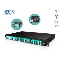 China 1U 2U 3U 4U MPO MTP Patch Panel Rack Mount Fiber Optic Management Cassette for sale