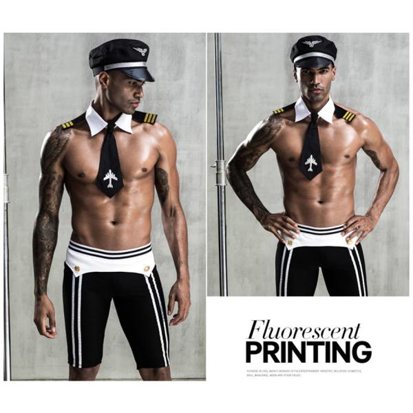 Porn Men Underwear Sexy Uniform Cosplay Lingerie Set Hot Erotic Costumes