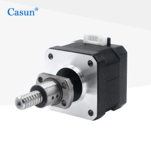 42x42mm NEMA 17 Ball Screw Stepper Motor With SFK0802 Linear Actuator Motor