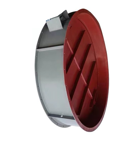 Flue Gas Damper Stainless Steel Valve High Temperature Resistance Waste-to-Energy Plants