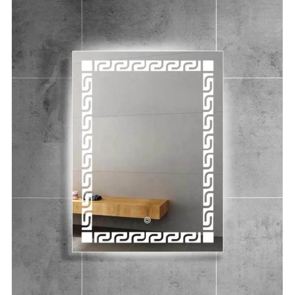 Anti Corrosion LED Smart Mirror , Large Silver Wall Mirror With Led Light