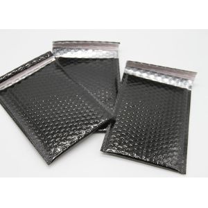 Self Adhesive Seal Black Padded Envelopes , Poly Mailers Shipping Envelopes