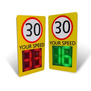 Millimeter Wave Radar Solar LED Speed Display With Wireless Linkage
