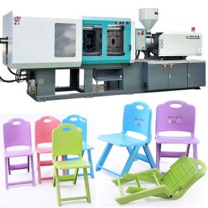 ISO9001 Auto Injection Molding Machine Thermoplastic Molded Chair Making Machine