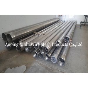 Johnson Type SS316L Od168mm Wedge Wire Screens With Threaded Ends for Water