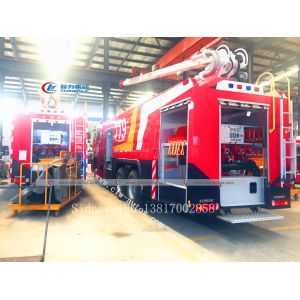 Sinotruk Howo 6X4 Fire Brigade Truck For Oil And Gas Depot