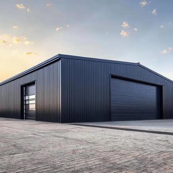 LANJING Industrial Contemporary Steel Structure Building Warehouse For Secure