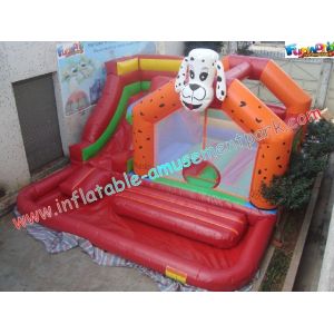 Durable Commercial Inflatable Bouncy Slide For Outdoor / Backyard