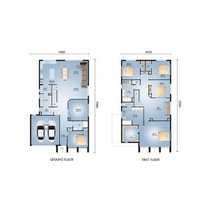 Quick Assemble Modern Luxury Prefab House Villa Light Steel Frame​