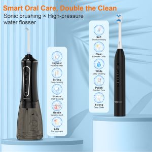Dental Cordless Advanced Electric Oral Irrigator Portable Cleaning Water Flosser