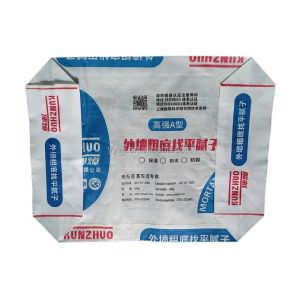 Full Printing Valve Cement Bag Pp Woven Bopp Lamination Sack 20Kg 25Kg 40Kg