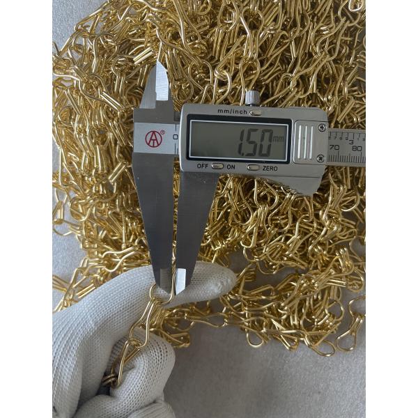 Many Colors Aluminum Alloy Chain Metal Curtains for Indoor decoration use