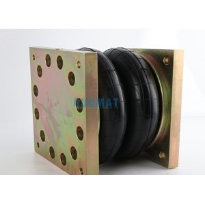 LHF200/212-2 Industrial Air Springs Rubber Bellow With Flange Plate