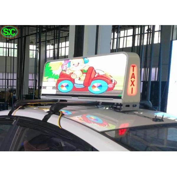 Resolution Vehicle LED Signage with Asynchronous Control and 384*128dot Screen