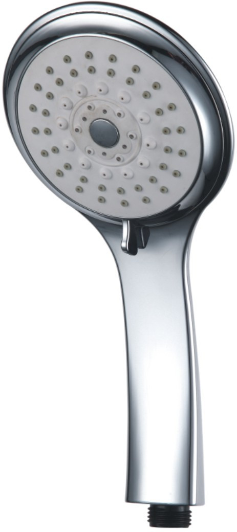 Quality 5 spray chrome colour toilet hand shower head with hose and bracket blister packing for sale