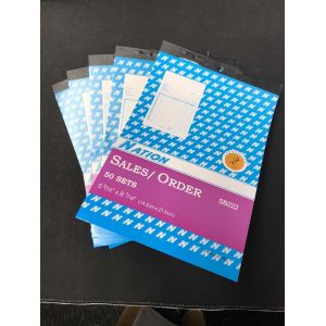 Pre Printed Business Transaction Forms in Color Numbered Set of 10 Books