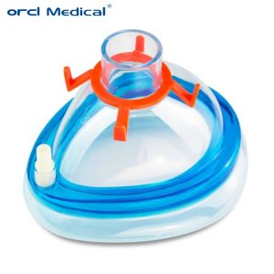 PVC Anaesthesia Mask Medical Air Cushion Anesthesia Mask With Valve