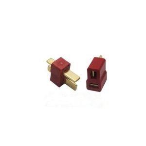 Quality Male / Female Deans T Connector , 7A AC/ DC 2 Poles Power T Plug Connector for sale
