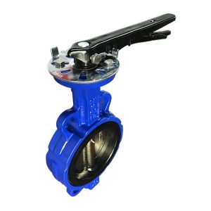 Manual Operation Wafer Cast Iron Butterfly Valve with Ductile Iron Body and