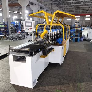 Quality 15kw Steel Roofing Machine Purlin Drip Edge Rollformers for sale