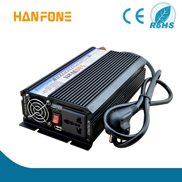 HanFong 500 Watt Modified Sine Wave Power Inverters , 50Hz / 60Hz 12v to 220v UPS Inverter Inversor de la energía, inver