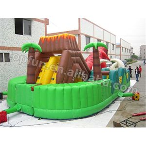 Jurassic Park Theme Inflatable Playground / Adventurous Kid inflatable castle