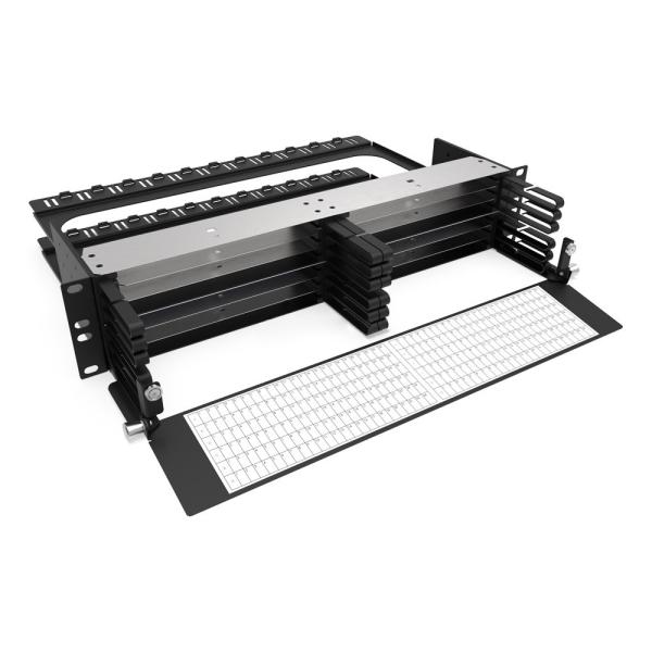 Rongbang RBTX-PP21 2U High Density Frame Modular Panel 12 MPO/MTP to 288 LC Ports for Data Center Enterprise Network